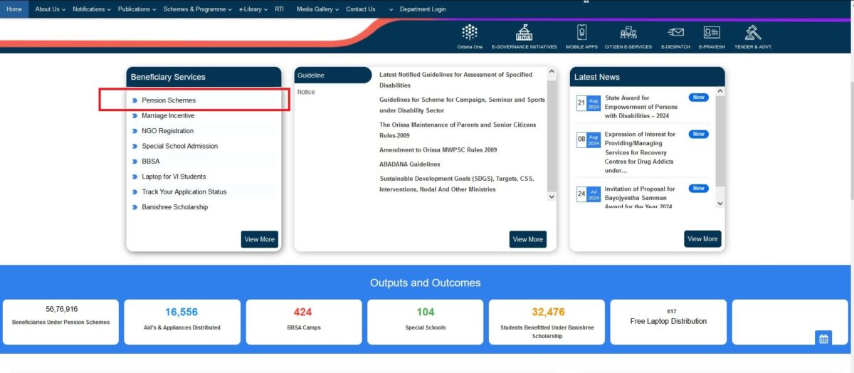 MadhuBabu Pension Yojana Beneficiary services