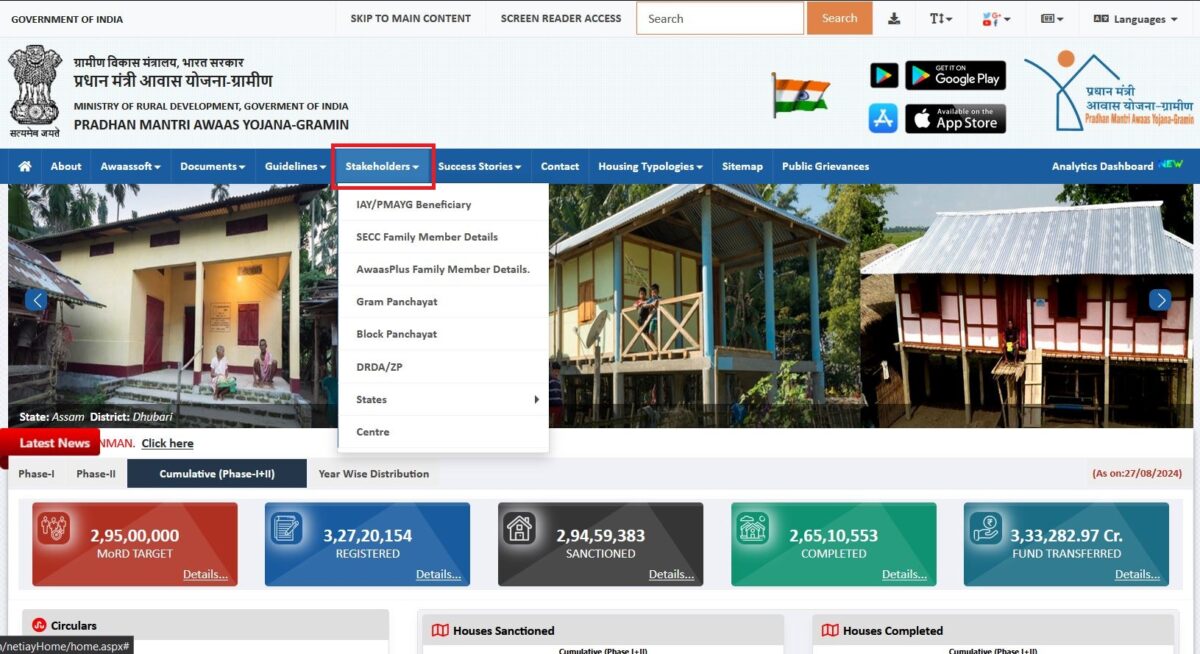 Pradhan Mantri Awas Yojana Stakeholders